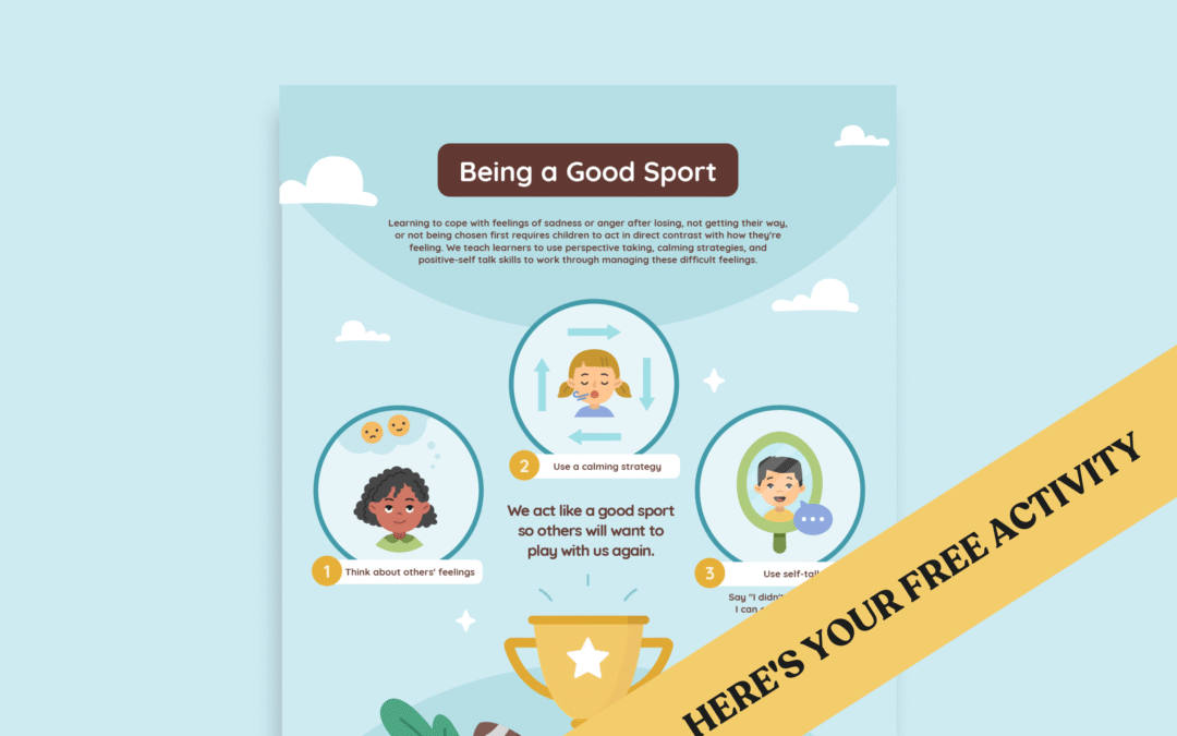 Elementary Play Skills Activity: Being a Good Sport
