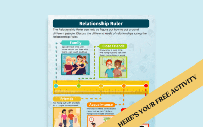Middle School Friendship Skills Activity: Relationship Ruler