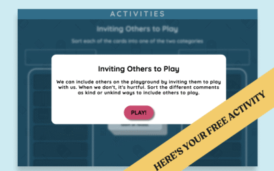 Elementary Play Skills Activity: Inviting Others to Play